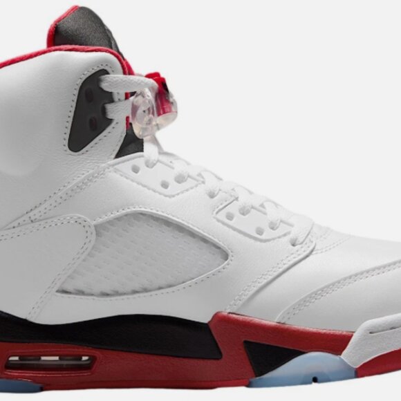 Nike Air Jordan 5 Retro Fire Red 2025 Men Shoes NEW "MULTIPLE SIZE" - Picture 6 of 6